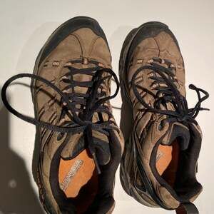 Merrell Outland Clay Shoes Size 9 Men Brown Suede Lace Up Hiking leather
